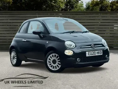 Used Fiat 500 Lounge 69 HP (50 kW) 2020 Black Hatchback