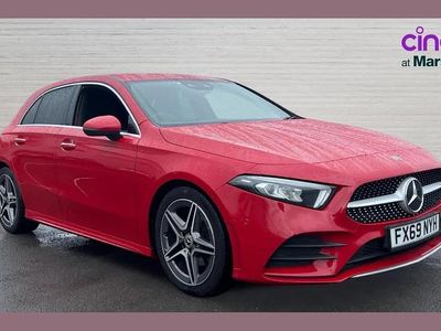 Used Mercedes A180 AMG Line Premium 113 HP (83 kW) 2019 Red Hatchback