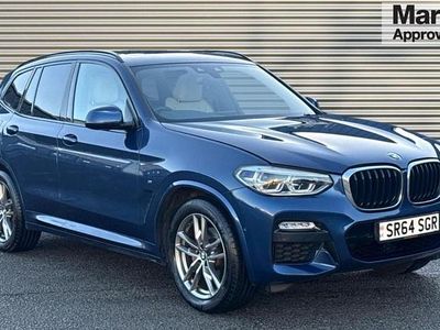 Blue Used 2019 BMW X3 M Sport SUV | £24,921 (Fair price)