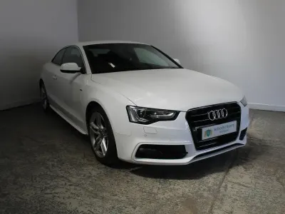 Used Audi A5 S-Line 190 HP (139 kW) 2016 White Coupe