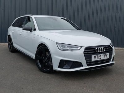 Used Audi A4 Black Edition 150 HP (110 kW) 2019 White Estate