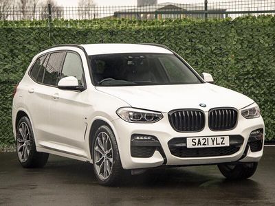 Used BMW X3 M Sport 190 HP (139 kW) 2021 Alpine white SUV