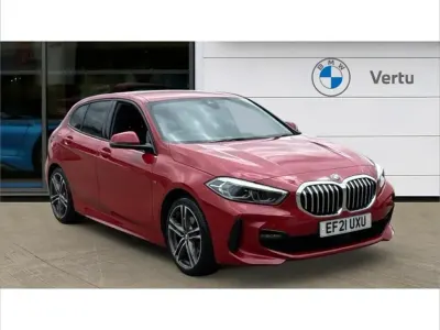 Used BMW 118 M Sport 140 HP (102 kW) 2021 Red Hatchback