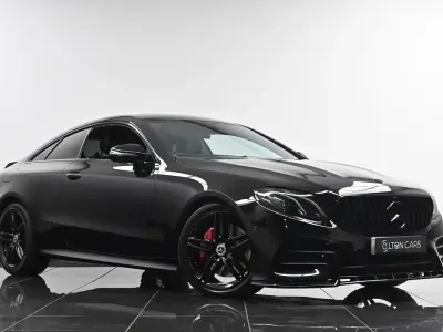 Used Mercedes E350 AMG line 2019 Black Coupe