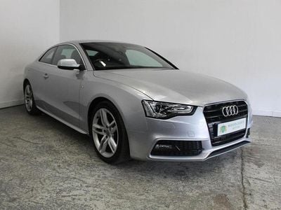 Used Audi A5 S-Line 177 HP (130 kW) 2014 Silver Coupe