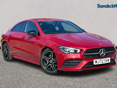 Used Mercedes CLA200 Executive 163 HP (119 kW) 2023 Red Coupe