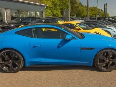 Used Jaguar F-Type Supercharged 450 HP (330 kW) 2021 Blue Coupe