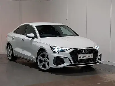 Used Audi A3 S-Line 150 HP (110 kW) 2024 White Sedan