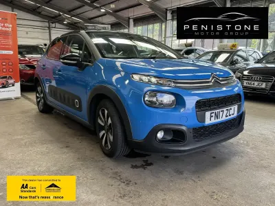Used Citroën C3 Flair 100 HP (73 kW) 2017 Blue Hatchback