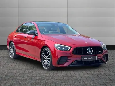 Used Mercedes E200 AMG line 196 HP (144 kW) 2023 Red Sedan