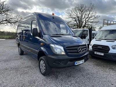 Used Mercedes Sprinter 140 HP (102 kW) 2017 Blue Van