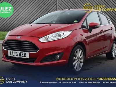 Used Ford Fiesta Titanium 100 HP (73 kW) 2016 Red Hatchback