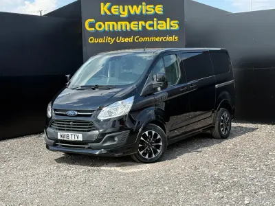 Used Ford Transit Custom Limited 170 HP (125 kW) 2018 Black Van