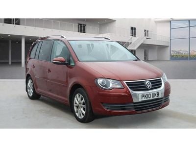 Used VW Touran Match 2010 Red MPV