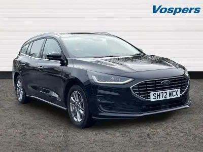Used Ford Focus Titanium 123 HP (90 kW) 2022 Black Estate