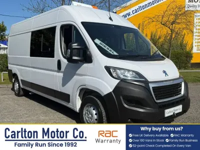 Used Peugeot Boxer S 140 HP (102 kW) 2021 White Van