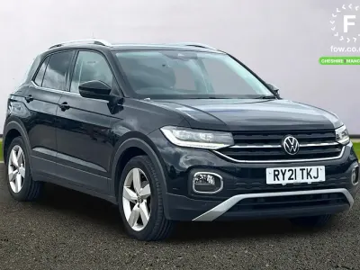 Used VW T-Cross SEL 110 HP (80 kW) 2021 Black SUV