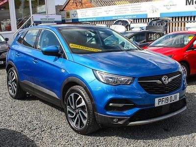 Used Vauxhall Grandland X Elite 130 HP (95 kW) 2019 Blue SUV