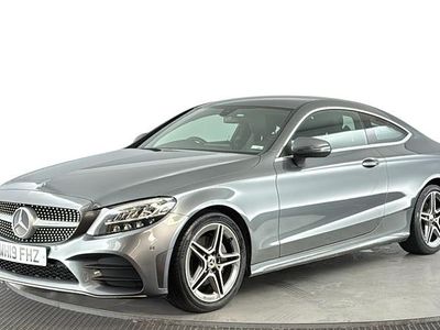 Used Mercedes C200 AMG line 198 HP (145 kW) 2019 Grey Coupe