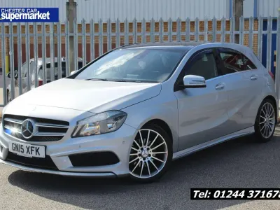 Käytetty Mercedes A200 AMG 2015 Hopea Viistoperä