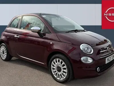 Used Fiat 500 Lounge 69 HP (50 kW) 2021 Red Hatchback