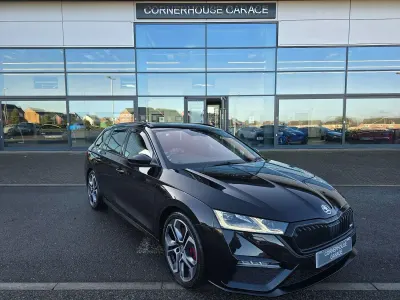 Used Skoda Octavia vRS 245 HP (180 kW) 2022 Black Estate