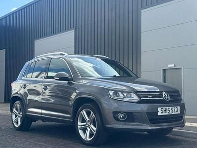 Grey Used 2015 VW Tiguan R-line SUV | £9,990 (Fair price)