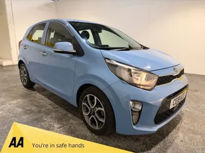 Używany Kia Picanto Play 83 KM (61 kW) 2018 Niebieski Hatchback