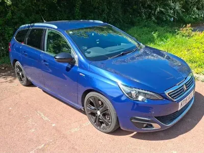 Used Peugeot 308 GT-line 2015 Blue Estate