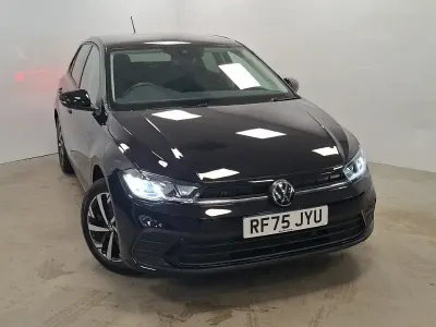 Used VW Polo Match 95 HP (69 kW) 2025 Black Hatchback
