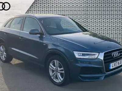 Used Audi Q3 S-Line 150 HP (110 kW) 2017 Blue SUV