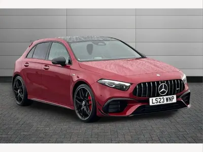 Used Mercedes A45 AMG 421 HP (309 kW) 2023 Red Hatchback