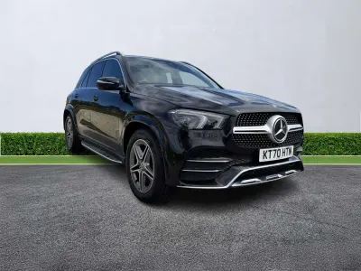 Käytetty Mercedes GLE350 AMG line 2021 Musta Farmari