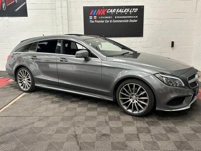 Grey Used 2017 Mercedes CLS220 Shooting Brake AMG line Estate | £13,450