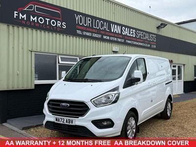 White Used 2022 Ford Transit Custom Limited Van | £16,900 (Fair price)