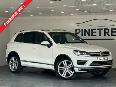 Used VW Touareg R-line Plus 262 HP (192 kW) 2017 White SUV