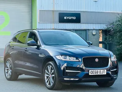 Used Jaguar F-Pace R-Sport 180 HP (132 kW) 2018 Blue SUV