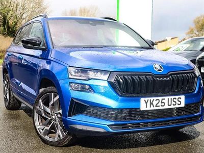 Used Skoda Karoq SportLine 150 HP (110 kW) 2025 Blue SUV