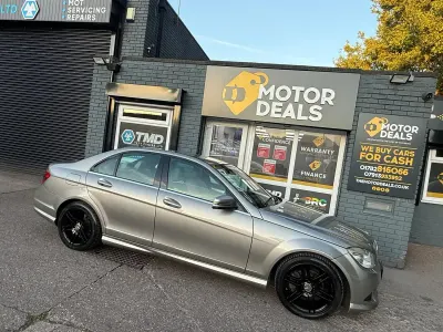 Used Mercedes C220 2009 Silver Sedan