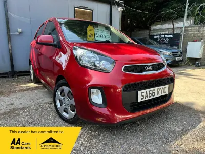 Used Kia Picanto Air 65 HP (47 kW) 2016 Red Hatchback