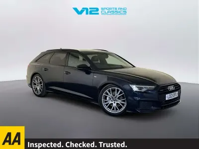 Used Audi A6 Black Edition 265 HP (194 kW) 2021 Blue Estate