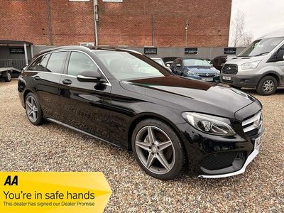 Używany Mercedes C220 AMG line 170 KM (125 kW) 2015 Czarny Kombi