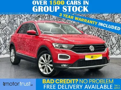 Used VW T-Roc SEL 150 HP (110 kW) 2018 Red SUV