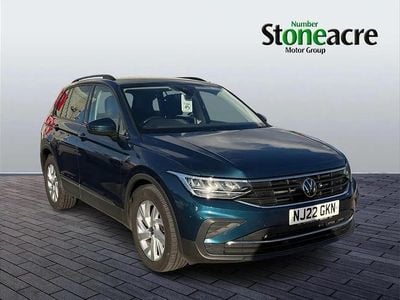 Blue Used 2022 VW Tiguan Life SUV | £17,995 (Good price)