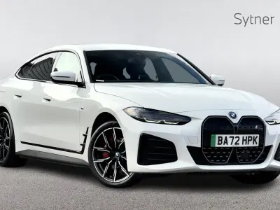 Used BMW i4 M Sport 246 kW (335 HP) 2022 White Sedan