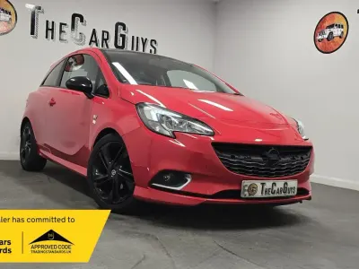 Used Vauxhall Corsa Edition 90 HP (66 kW) 2015 Red Hatchback