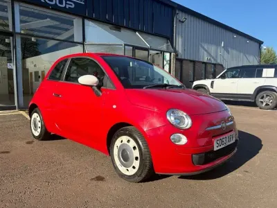 Używany Fiat 500 69 KM (50 kW) 2013 Czerwony Hatchback
