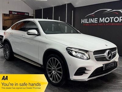 Used Mercedes GLC250 AMG line 2018 White Coupe