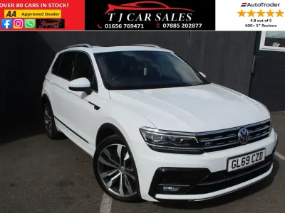 Używany VW Tiguan R-line 150 KM (110 kW) 2019 Biały SUV