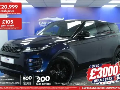 Used Land Rover Range Rover evoque SE Dynamic 200 HP (147 kW) 2021 Blue SUV